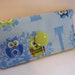 Cute Blue Hoot Owl Checkbook Cover , Vinyl Insert, Coupon, Wallet, Organizer Case