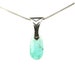 Drop Shaped Andean Opal Silver Necklace - Andean Arrow