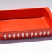 Mid Century Modern Scandinavian Catherineholm Lotus Orange Enamelware Casserole Dish