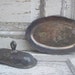 Vintage Silver Lot Shabby Chic Tray French Country Butter Top Mis Matched