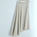 Sale Linen asymmetrical Maxi Skirt/ Natural color pure linen skirt/ / Long skirt/ Designer skirt/ rusteam stylistteam tt team