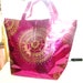Metallic Tote, Henna Mehndi Pattern, Vegan-Friendly, MEHANDI MAHAL, XL Capacity