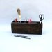 Vintage Wood Pen Holder / Wood Sugar Mold / Wood Candle Mold
