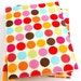 Reserved for LPaulson - Reusable journal cover and Crayon Wallet - Paint Dots