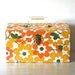 Circa 1960s Protex Sewing Box Mod Vinyl Flower Power