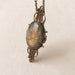 Shimmering Labradorite Art Deco Style Necklace