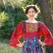 Vintage Ethnic Dress... Gypsy Maxi Dress... Folk Dress... THE MULTICOLORED VARDO (m)