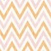cloud9 SIMPATICO Chevrons peachy- Half Yard-Organic Cotton Fabric- Fantastic Shipping Rates