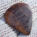 Keep Calm and Rock On - Handmade Exotic Arizona Desert Ironwood Premium Guitar Pick