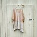 Creme Brulee Poncho - oversized romantic upcycled dress / Funky Eco Floral Dress / Wrap / Jacket / Poncho / Shirt by CreoleSha