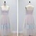 RESERVED FOR VIKKI - 1950s Pale Purple Tulle Prom Dress - M