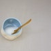 Salt Cellar in Robin's Egg Blue and Farmhouse White by Nstarstudio