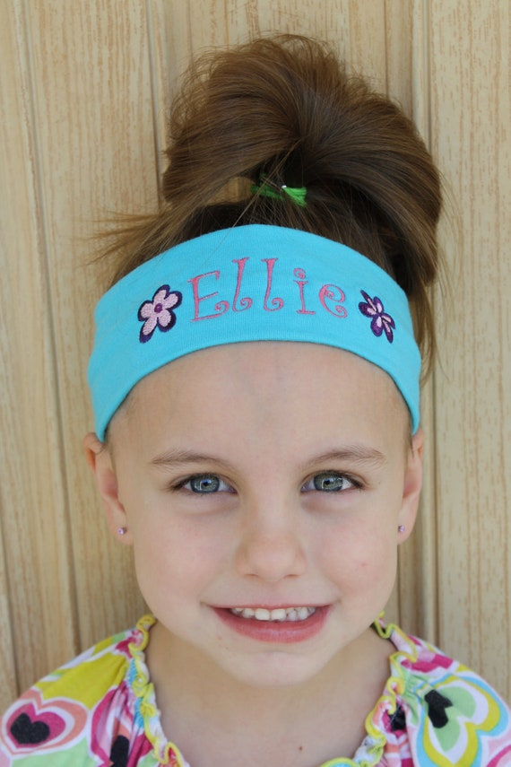 Personalized embroidered knit headbands 19