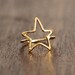 Gold Plated Star Ring