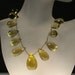 Olive Quartz Briolettes, Olive Quartz Teardrop, Faceted Quartz, Focal Bead - Discounted - 20 x 12mm