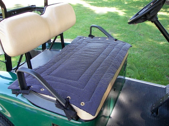 Car Console Covers Plus Golf Cart Seat Cover with Pockets Made in