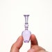 Miniature Glass Bottle in Purple
