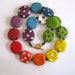 Beaded Necklace, Fair Trade Beads, Kazuri Necklace, Rainbow Colored
