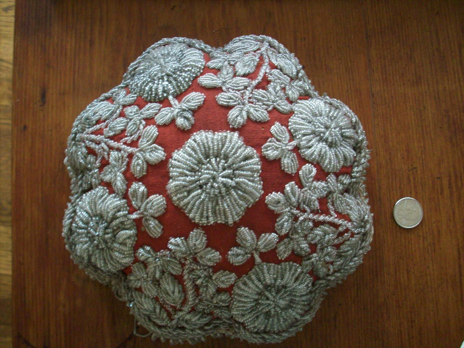 Rare antique pincushion was made 1900 by East Coast native
