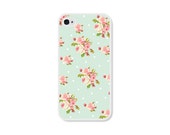 iPhone 6 Plus Case - Samsung Galaxy S3 Case - Samsung Galaxy S4 Case - Floral iPhone 6 Case - Mint iPhone 5c Case Mint iPhone 5 Case Floral
