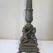 RESERVED for gloria - vintage lamp - column base with CHERUBS - cast - 36 inches tall - marked L & L 8335