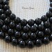 16" long (49 pcs) Onyx Round 8mm Beads