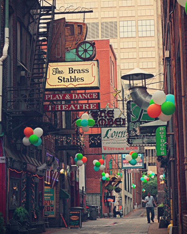 Nashville art Printers Alley photograph urban by TheGinghamOwl