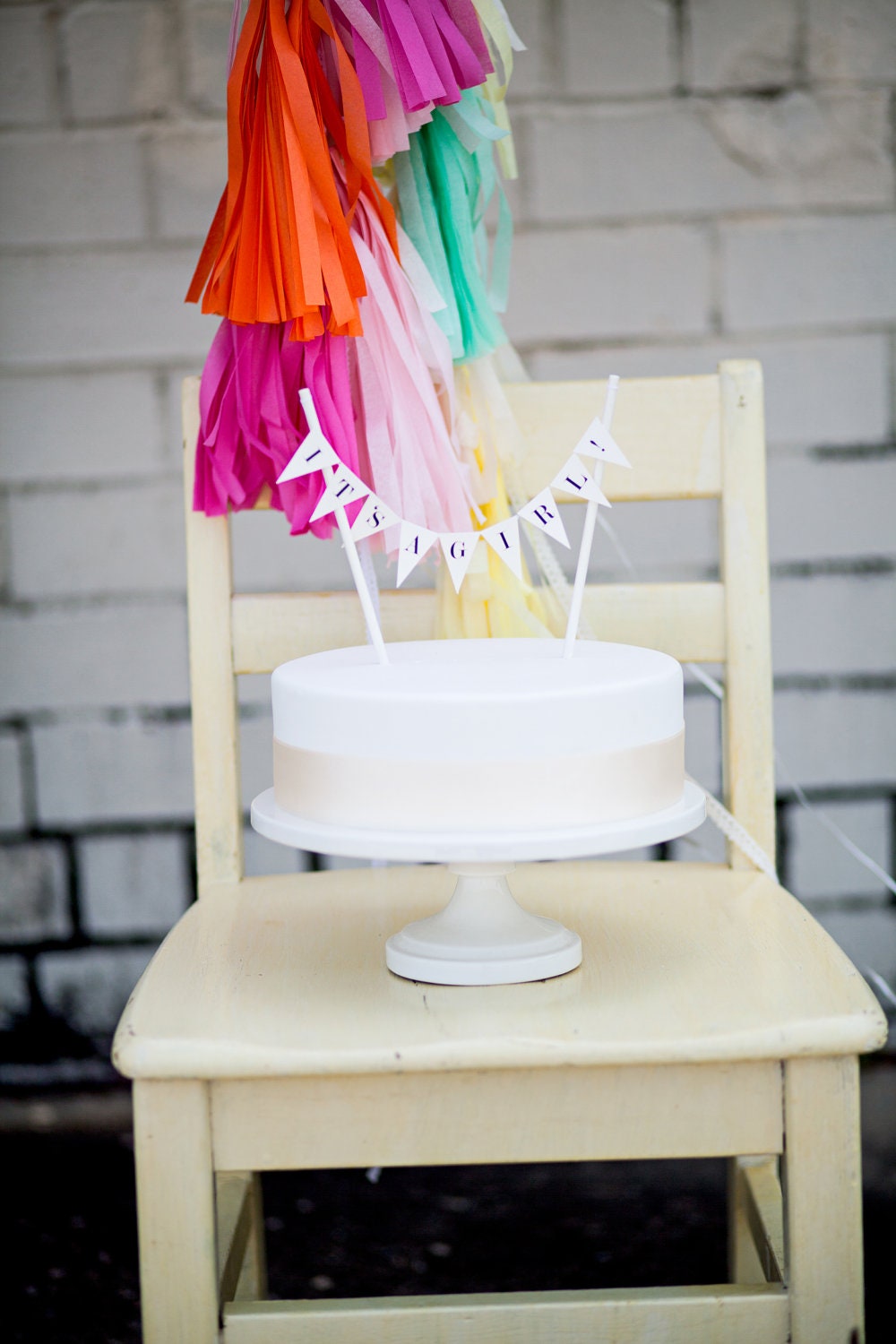 It's A Girl Cake Topper