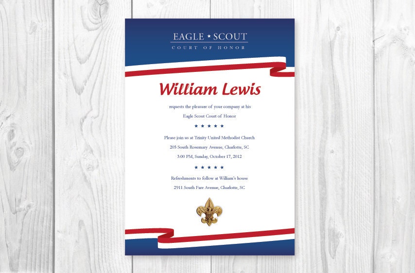 Eagle Scout Invitations Template Free 7