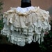 capelet, steampunk,ruffle, steampunk shawl, gothic, zombie, halloween, costume,the corpse bride, women, accessoires, victorian,vampire,diva