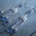 Sterling Silver And Iolite Chandelier Earrings