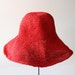 10 Dollar Sale - Vintage CONCERT Red Floppy Brim Hat
