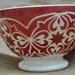 RESERVED FOR LARA Antique French Cafe Au Lait Bowl - 1920s Digoin Sarreguemines