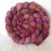 brass plum - mixed BFL/silk 85/15 combed top - 112g