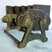 Vintage Brass Bookends - Art Nouveau - Expandable