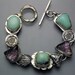 Amethyst Turquoise Serpentine and Opal-reserved for Linda