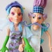 Vintage Strawberry Shortcake Dolls - Purple Pie Man and Sour Grapes