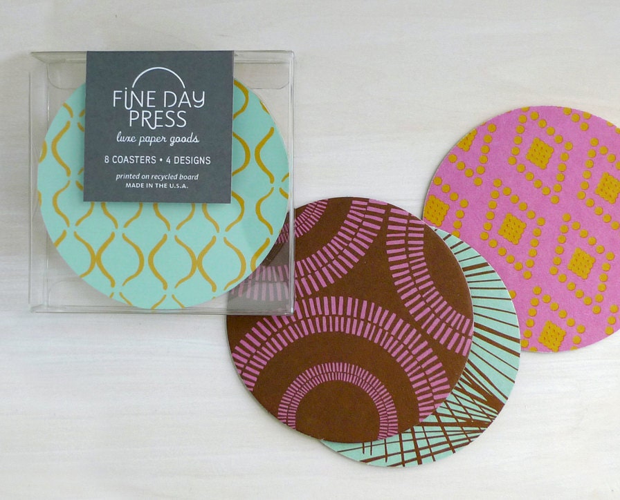 Drink Coasters Set of 8