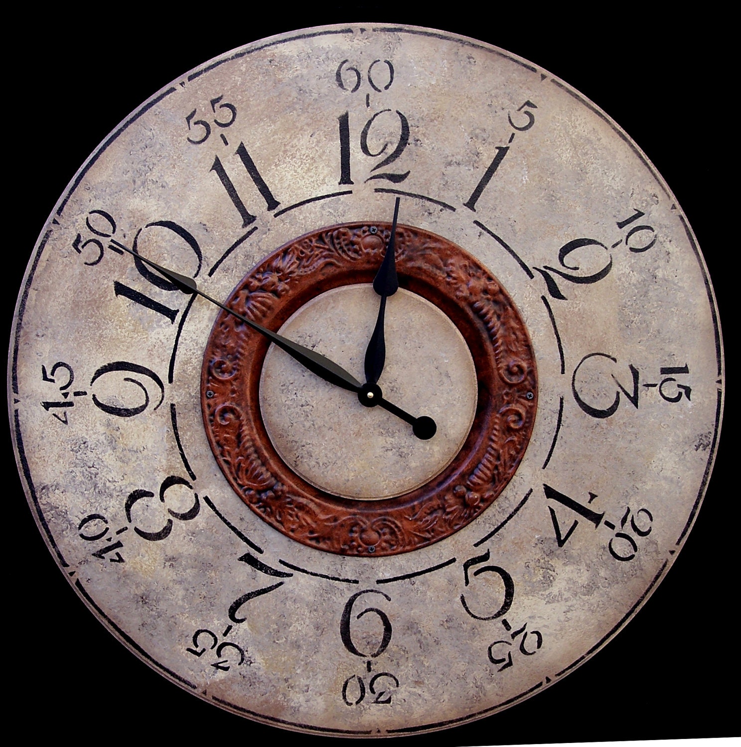 Large Wall Clocks With Arabic Numbers