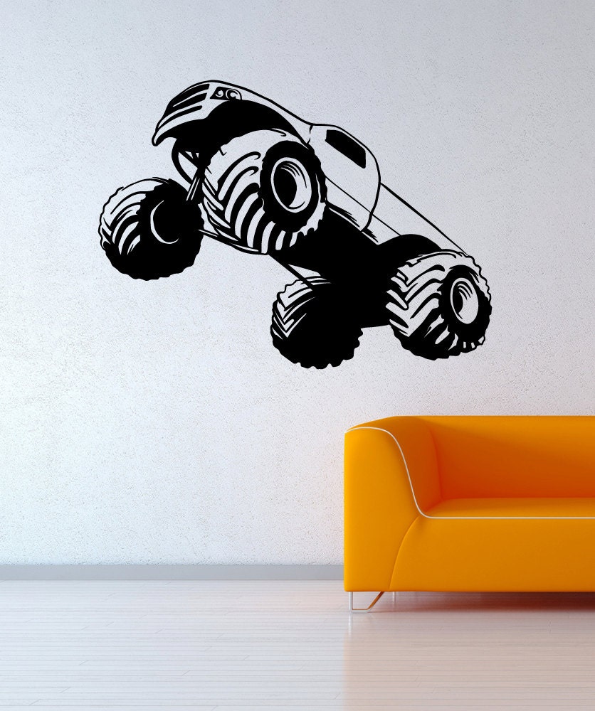 Vinyl Wall Decal Sticker Monster Truck Launch OSMB592s
