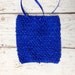 8" Crochet Tutu Tube Top - Royal Blue