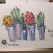 Market BLOOMS Watercolor Card