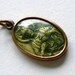 SALE Antique Religious Medal Catholic Charm Victorian