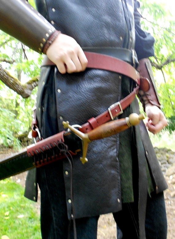 Custom Left Handed Sword Belt for Jii