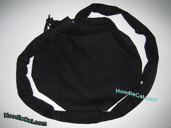 HoodieCat Solid Black Foley Catheter Bag Cover by HoodieCat