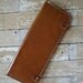 Vintage Leather Tie Travel Case Skytex Made In the USA