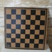 Vintage Retro Checker Board Black and Tan