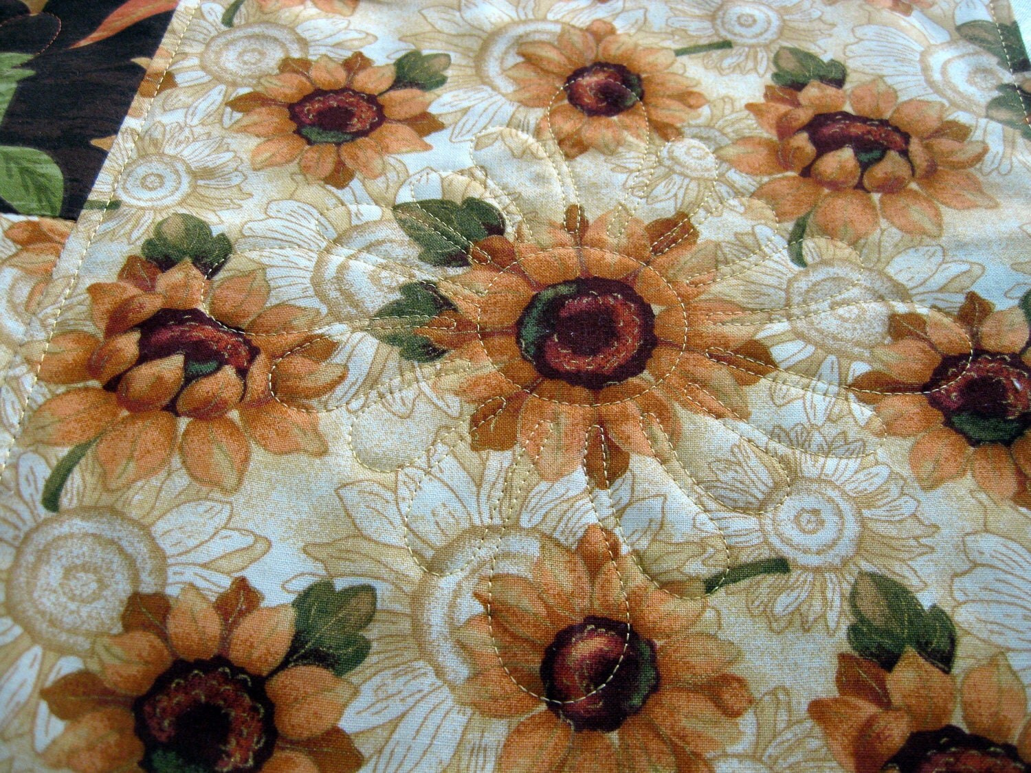 Quilted Placemats Washable Reversible With a Twist