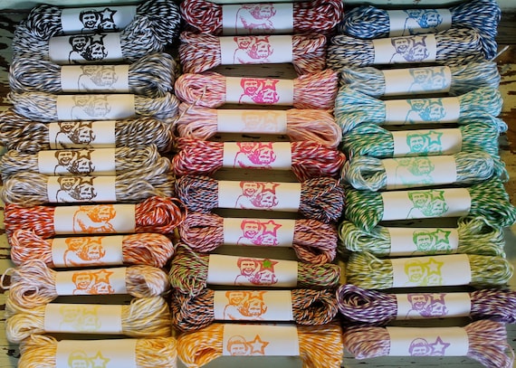 FREE SHIPPING- 33 Colors Obsessive-Compulsive Bakers Twine Assortment - 15 yards of each