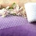 Vintage Lace White Synthetic Raised Dotted Tulle 1960s Dress Lace Trim 6 Yards